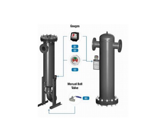 XT & XZ Flanged Filters for Nature Gas