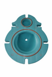 Single plastic bag filter housing
